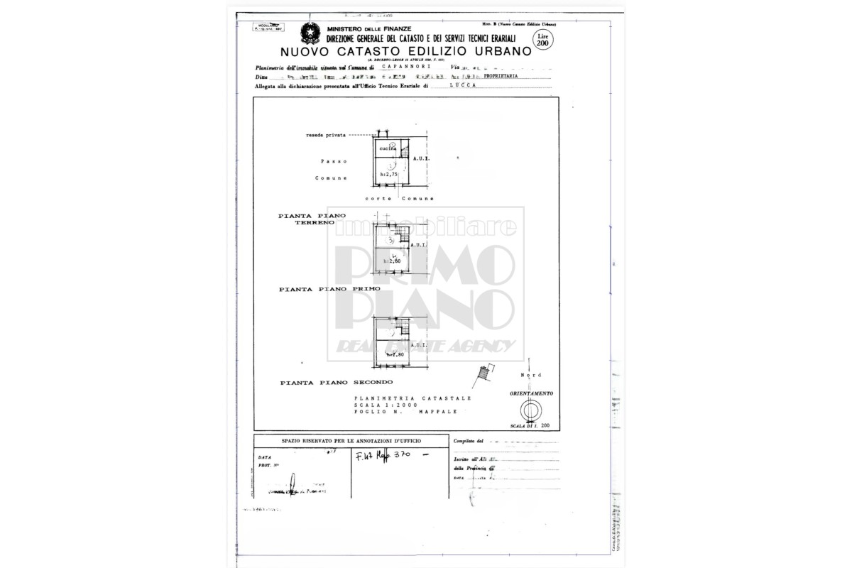 Agenzia Immobiliare PrimoPiano immobiliare - Planimetria 1