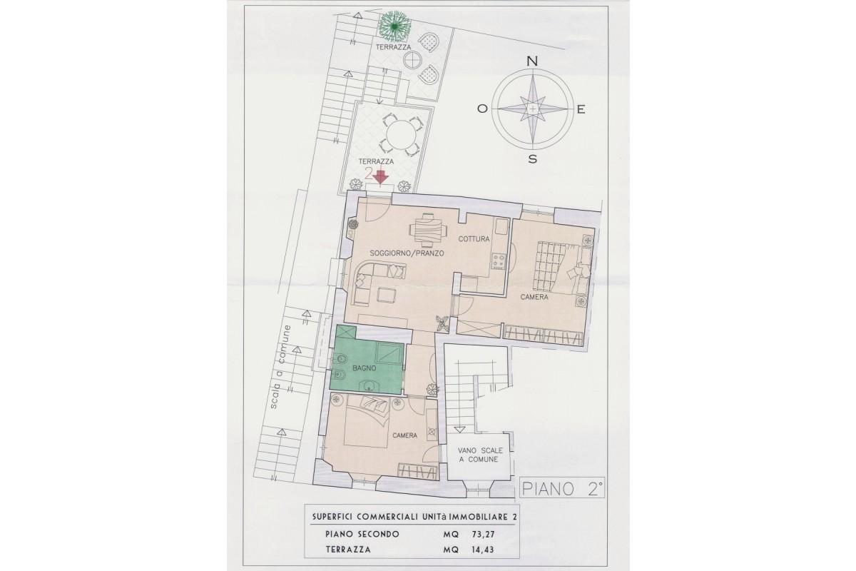 Agenzia Immobiliare AGENZIA IMMOBILIARE TESCONI & C. s.n.c. - Planimetria 1