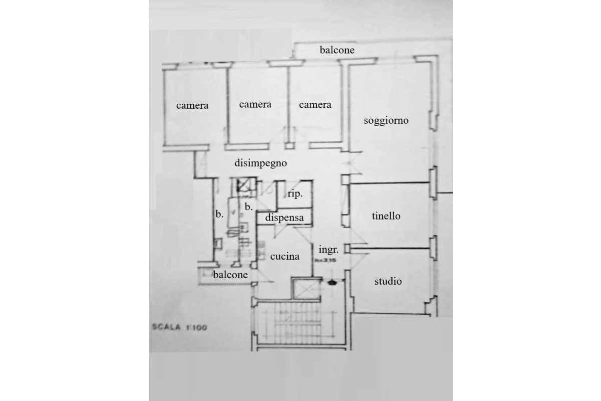 Agenzia Immobiliare AGENZIA IMMOBILIARE TESCONI & C. s.n.c. - Planimetria 1