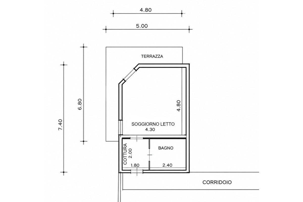 Agenzia Immobiliare AGENZIA IMMOBILIARE TESCONI & C. s.n.c. - Planimetria 1