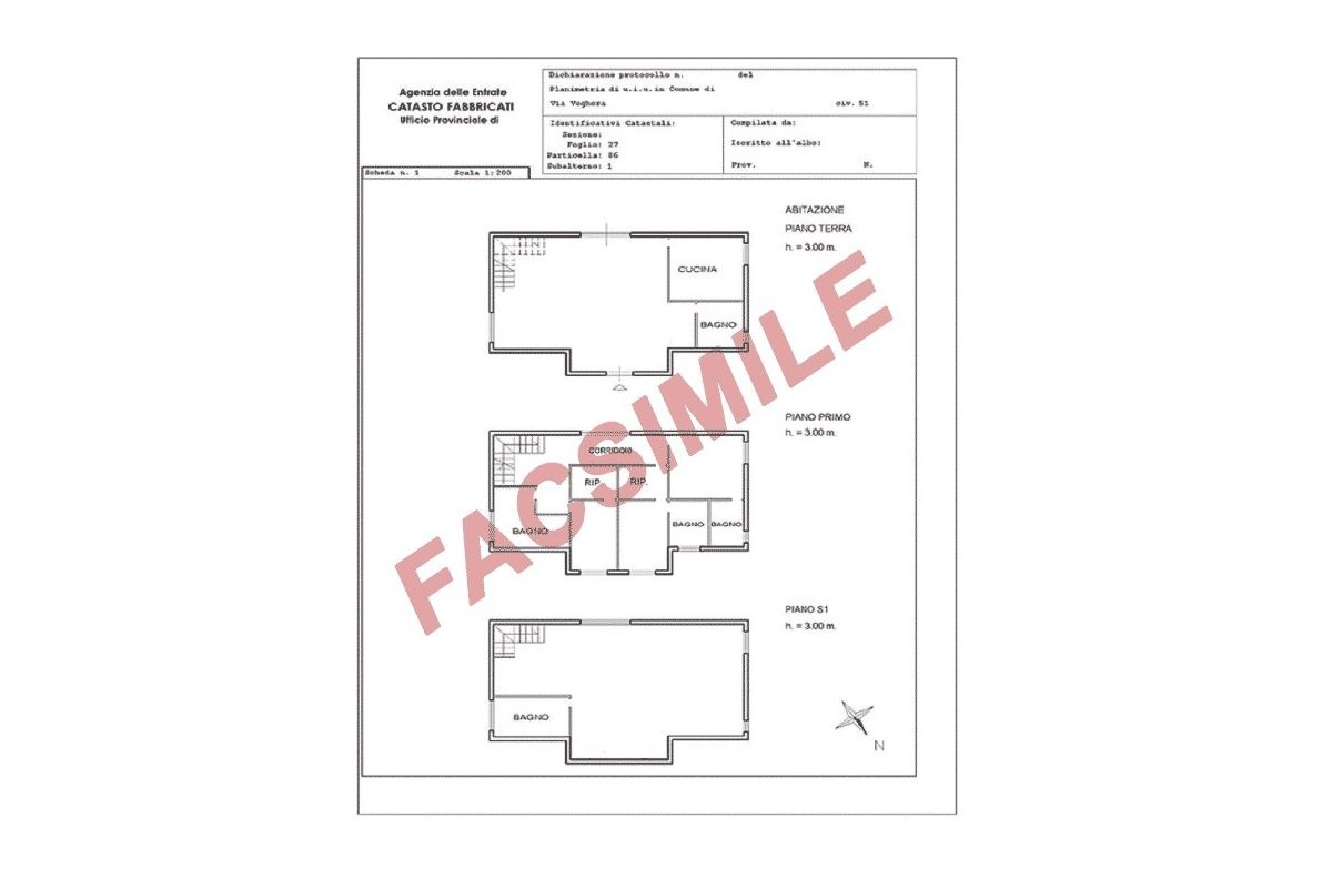 Agenzia Immobiliare AGENZIA IMMOBILIARE TESCONI & C. s.n.c. - Planimetria 1