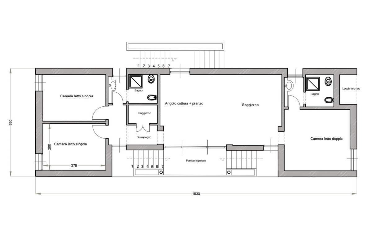 Agenzia Immobiliare AGENZIA IMMOBILIARE TESCONI & C. s.n.c. - Planimetria 1