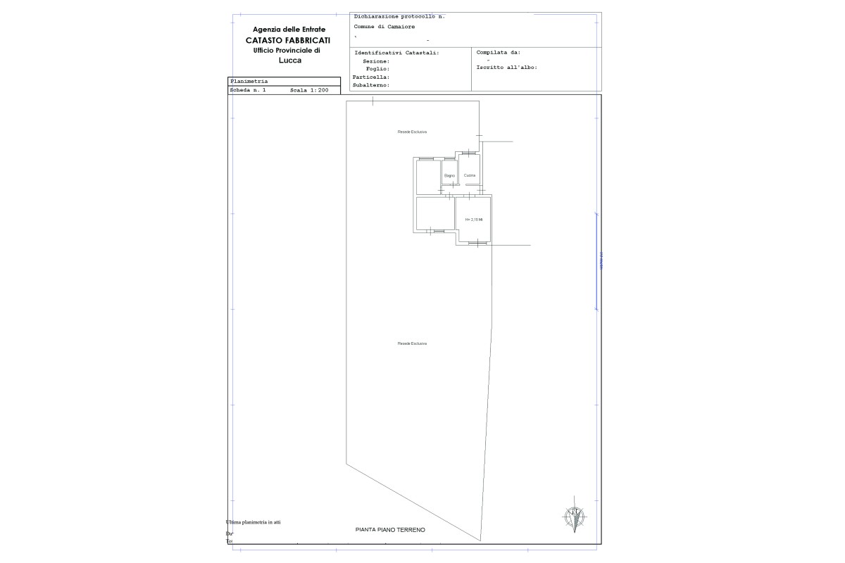 Agenzia Immobiliare AGENZIA IMMOBILIARE TESCONI & C. s.n.c. - Planimetria 1