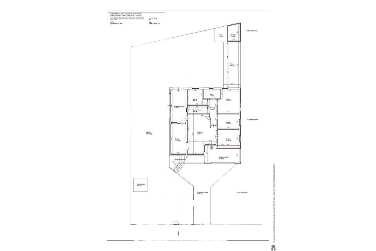 Agenzia Immobiliare IMMOBILIARE ITALIA SRLS - Planimetria 1
