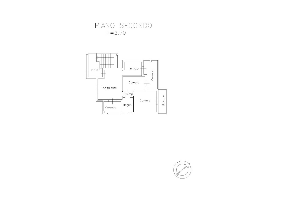 Agenzia Immobiliare IMMOBILIARE ITALIA SRLS - Planimetria 1