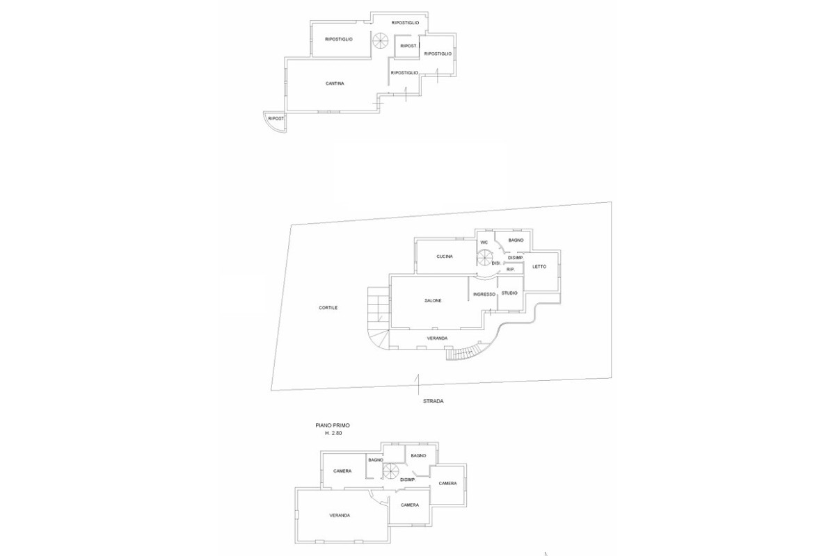 Agenzia Immobiliare IMMOBILIARE ITALIA SRLS - Planimetria 1
