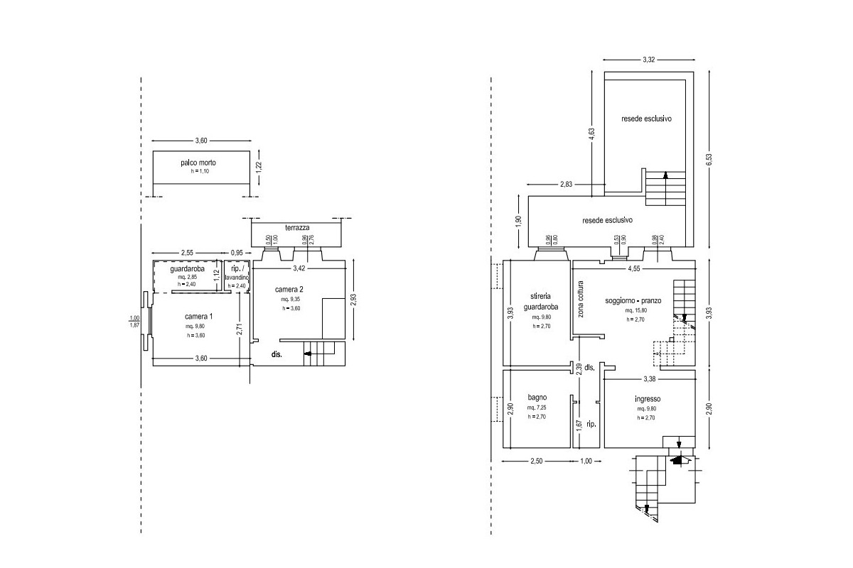 Agenzia Immobiliare Studio ERRE2 Immobiliare di Gabriele Lippi - Planimetria 1