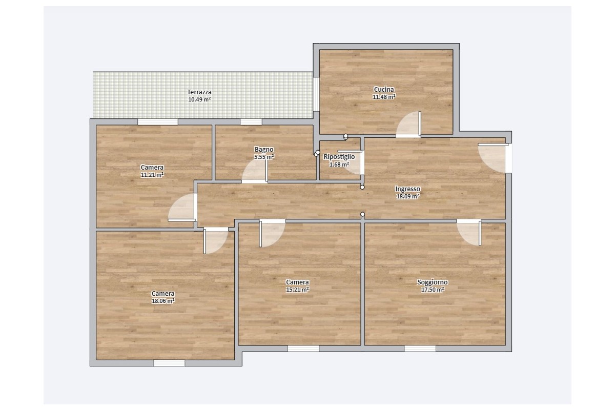 Agenzia Immobiliare Studio ERRE2 Immobiliare di Gabriele Lippi - Planimetria 1