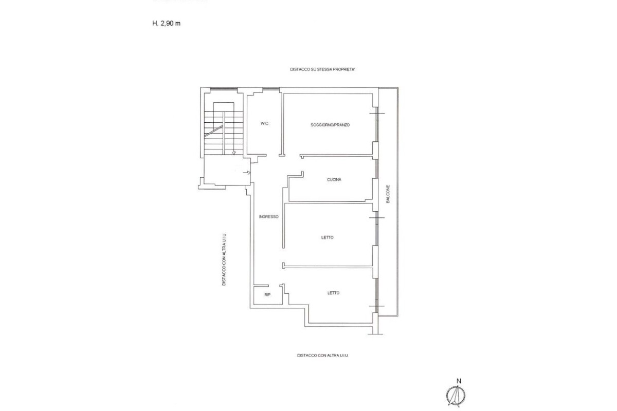 Agenzia Immobiliare The House S.R.L.S. - Planimetria 1
