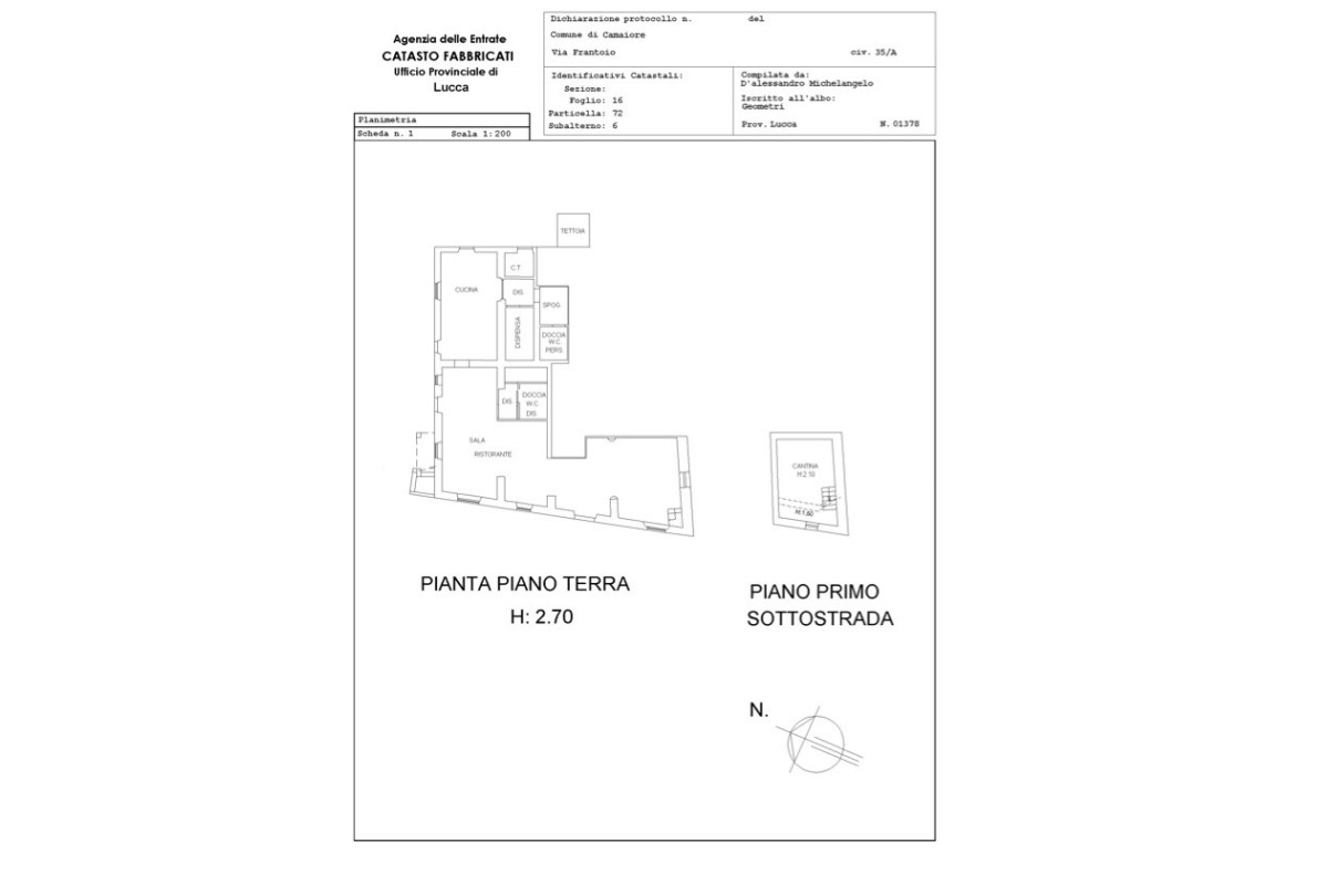 Agenzia Immobiliare Gabriele Monteforte Immobiliare di Gabriele Monteforte - Planimetria 2