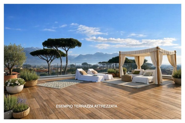 Esempio di come potrebbe diventare la terrazza
