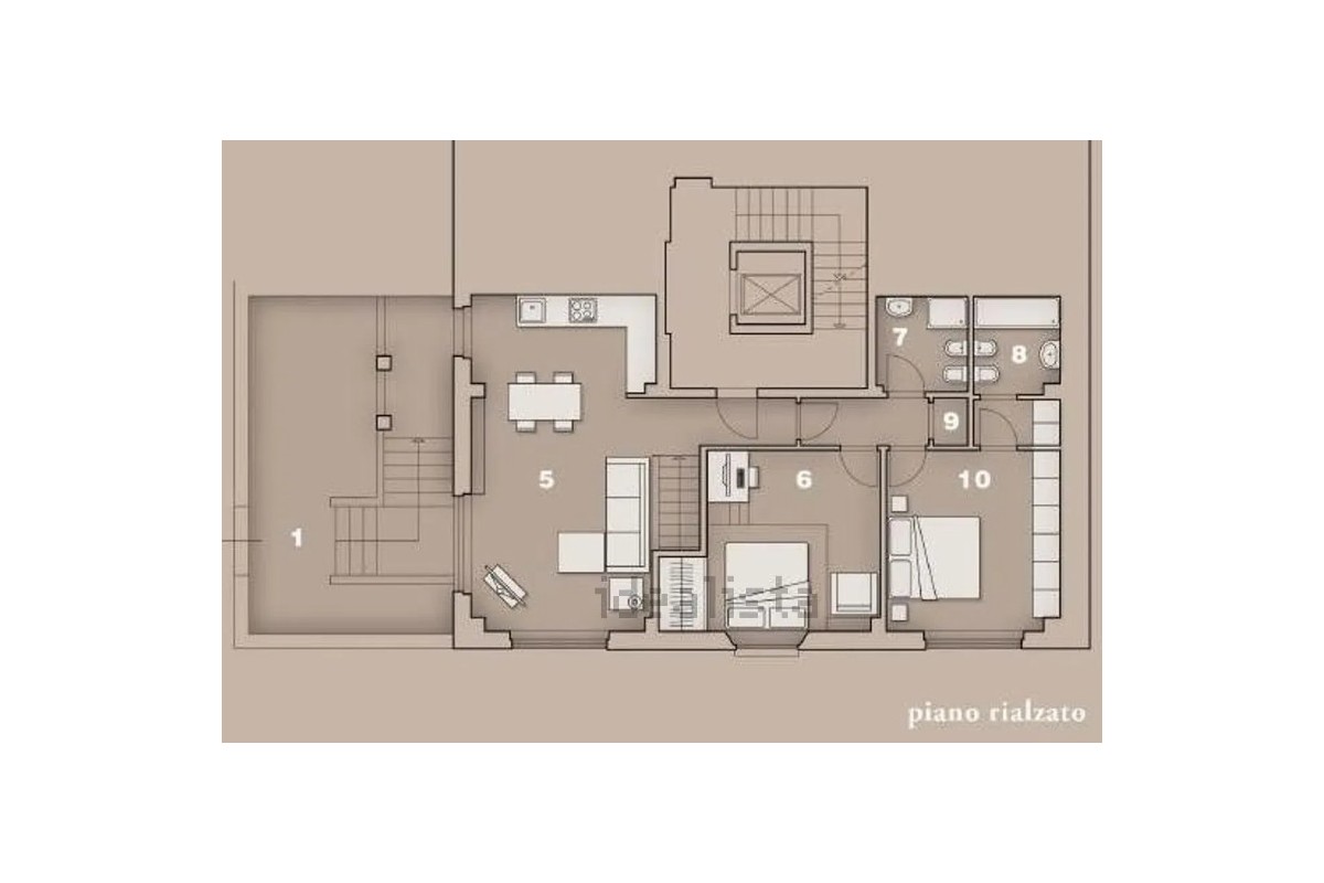 Agenzia Immobiliare Geo Immobiliare Mare di Polacci Federico - Planimetria 2