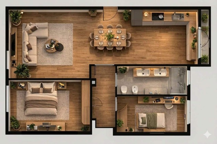 TRILOCALE DA RISTRUTTURARE ...