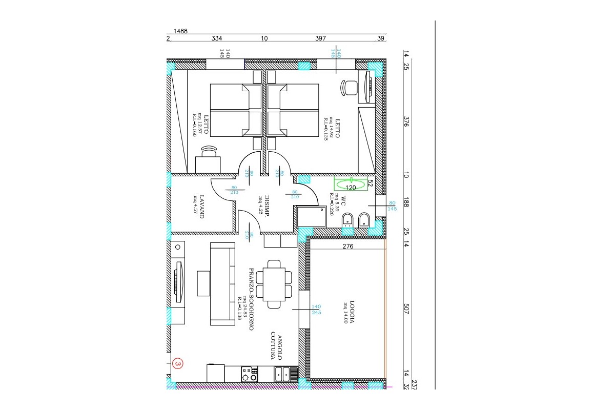 Agenzia Immobiliare Studio Val D’enza SRL
 - Planimetria 1