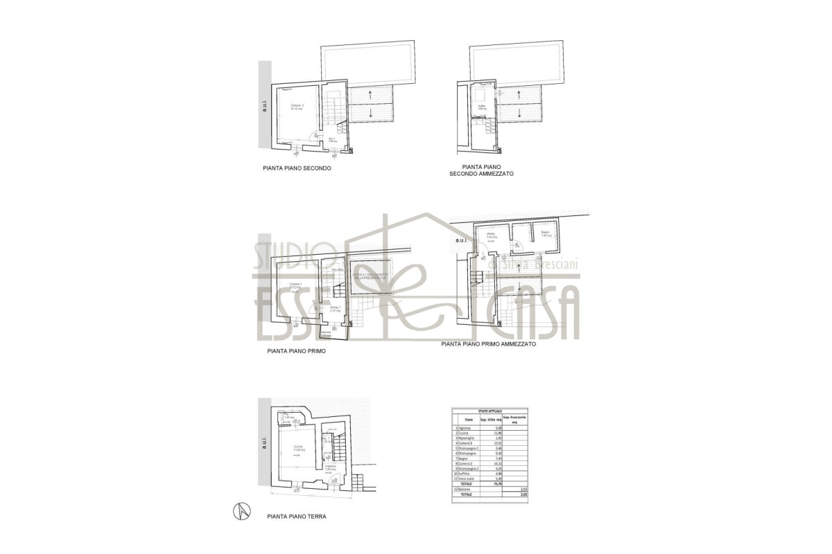 Agenzia Immobiliare Studio Esse Casa di Bresciani Silvia - Planimetria 1