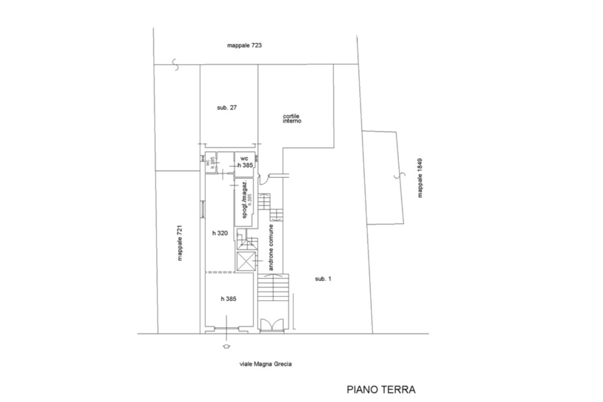 Agenzia Immobiliare GOLDEN CASA IMMOBILIARE DI FEDELE CLAUDIA & C. S.A.S. - Planimetria 1