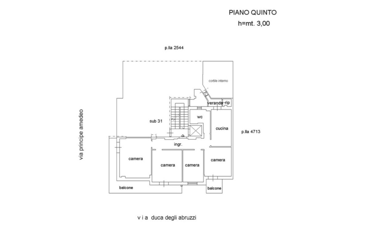 Agenzia Immobiliare GOLDEN CASA IMMOBILIARE DI FEDELE CLAUDIA & C. S.A.S. - Planimetria 1