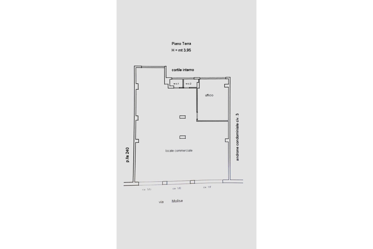 Agenzia Immobiliare GOLDEN CASA IMMOBILIARE DI FEDELE CLAUDIA & C. S.A.S. - Planimetria 1