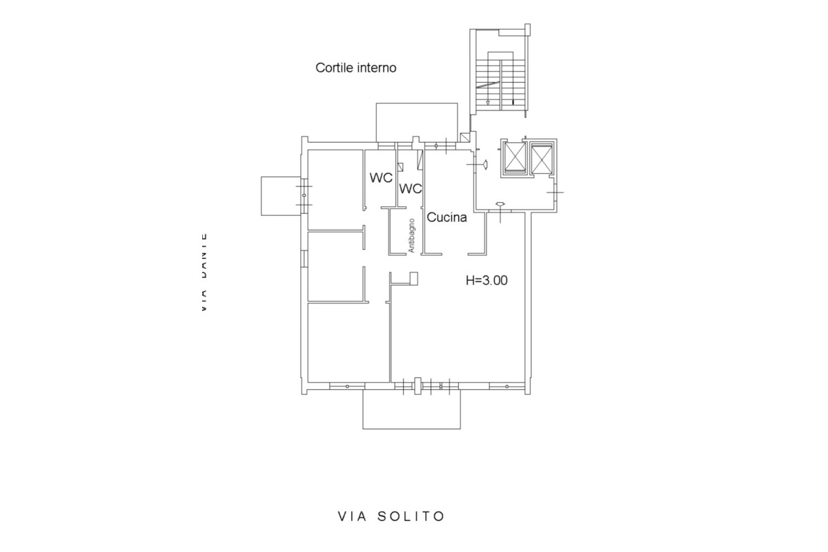 Agenzia Immobiliare GOLDEN CASA IMMOBILIARE DI FEDELE CLAUDIA & C. S.A.S. - Planimetria 1