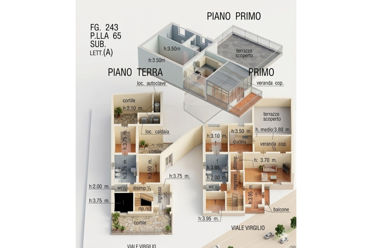 Agenzia Immobiliare GOLDEN CASA IMMOBILIARE DI FEDELE CLAUDIA & C. S.A.S. - Planimetria 2