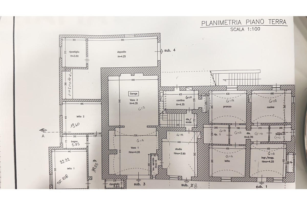 Agenzia Immobiliare GOLDEN CASA IMMOBILIARE DI FEDELE CLAUDIA & C. S.A.S. - Planimetria 2