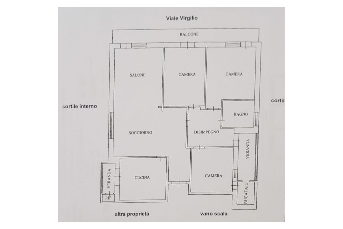 Agenzia Immobiliare GOLDEN CASA IMMOBILIARE DI FEDELE CLAUDIA & C. S.A.S. - Planimetria 1