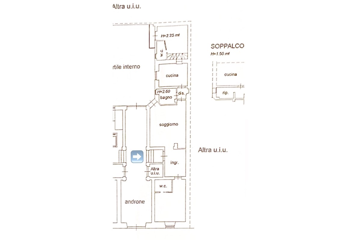 Agenzia Immobiliare GOLDEN CASA IMMOBILIARE DI FEDELE CLAUDIA & C. S.A.S. - Planimetria 1