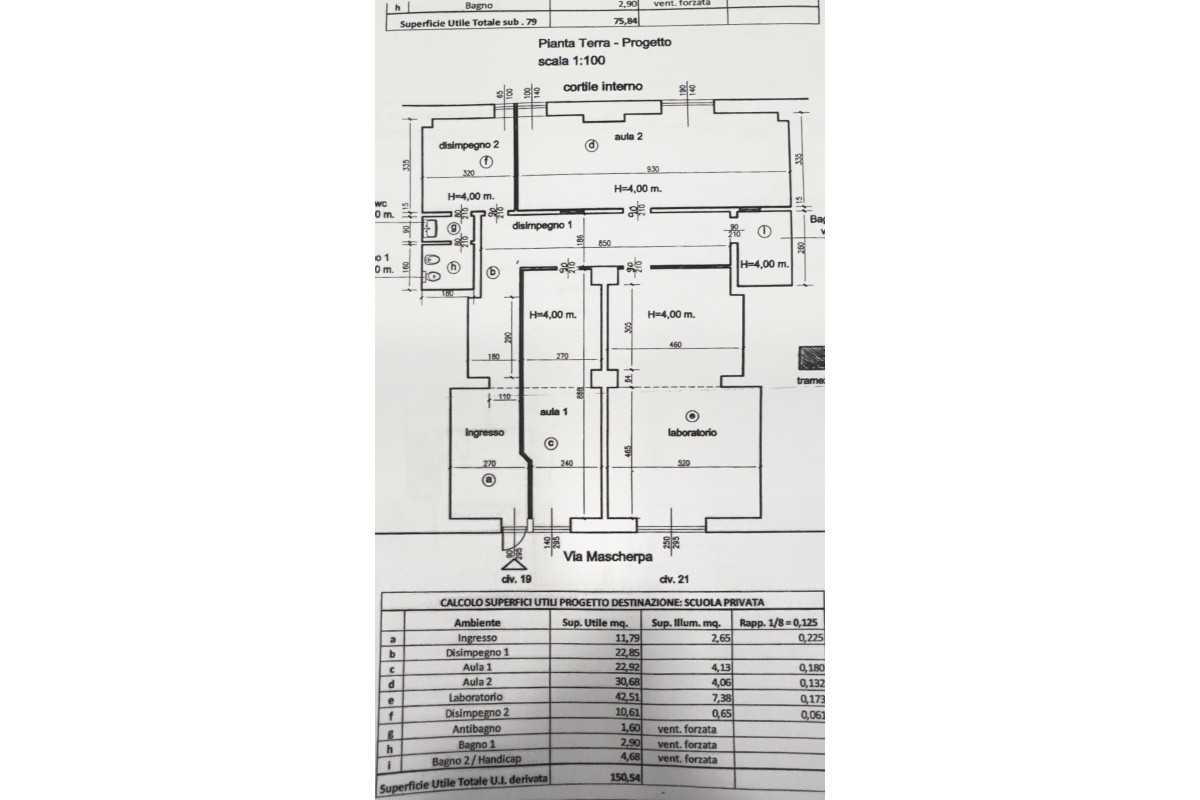 Agenzia Immobiliare GOLDEN CASA IMMOBILIARE DI FEDELE CLAUDIA & C. S.A.S. - Planimetria 1