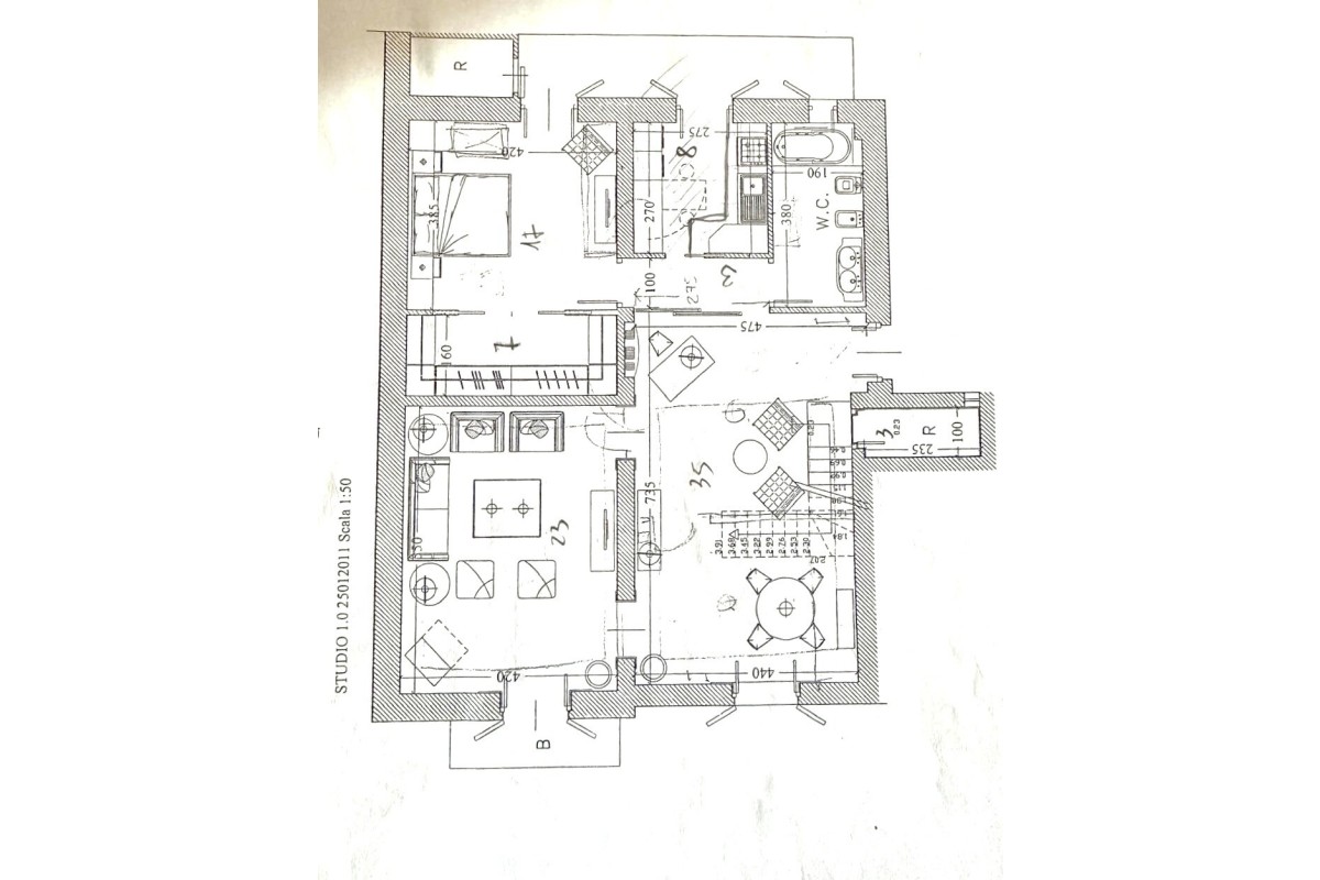 Agenzia Immobiliare GOLDEN CASA IMMOBILIARE DI FEDELE CLAUDIA & C. S.A.S. - Planimetria 2