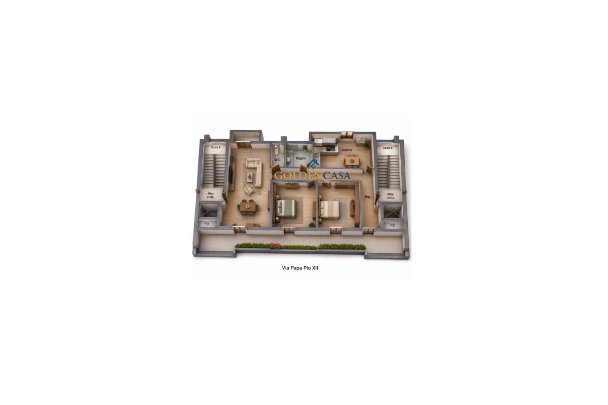 Agenzia Immobiliare GOLDEN CASA IMMOBILIARE DI FEDELE CLAUDIA & C. S.A.S. - Planimetria 1