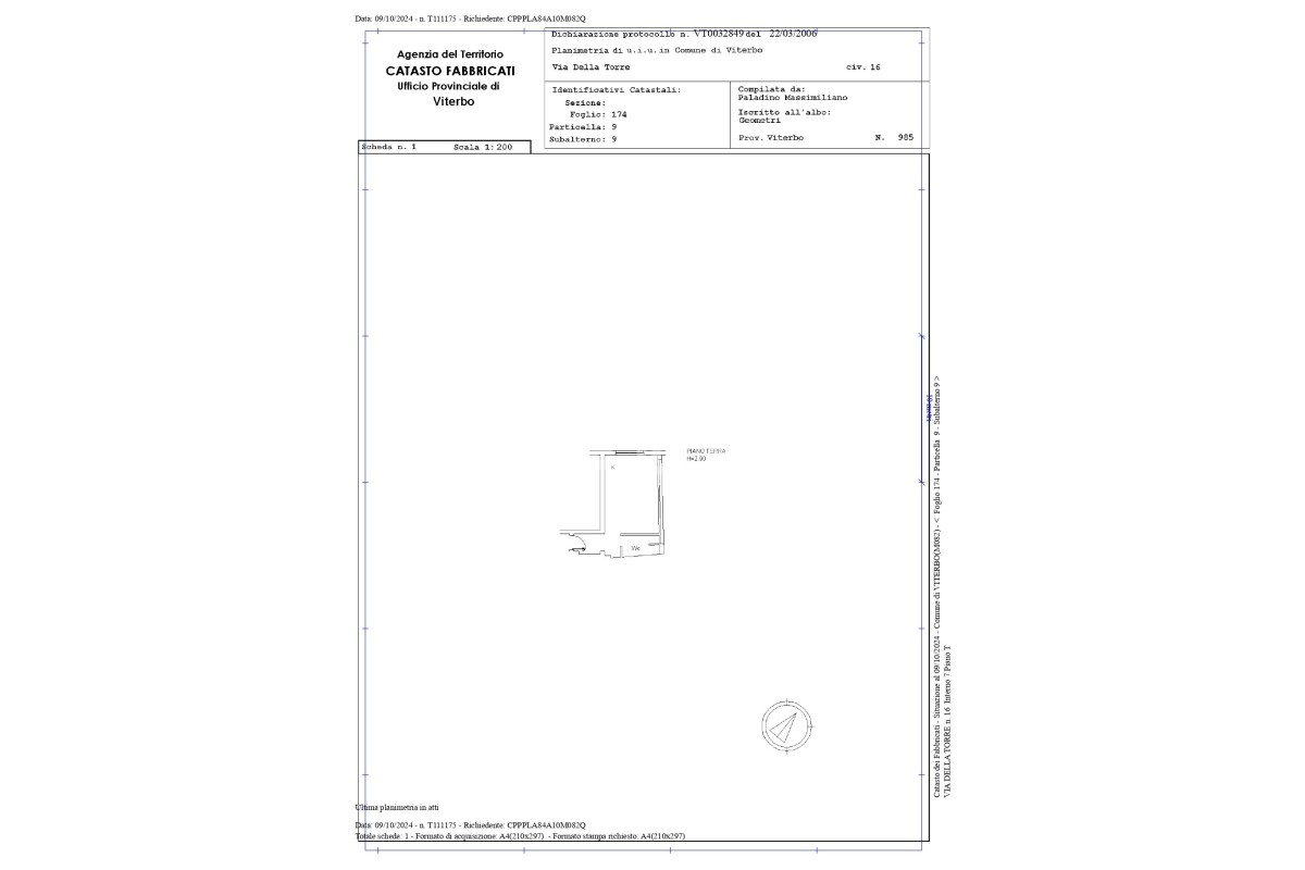 Agenzia Immobiliare - Planimetria 1