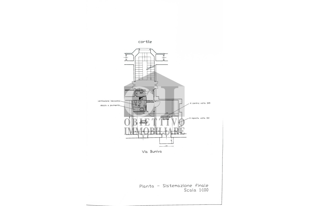 Agenzia Immobiliare Obiettivo Immobiliare di Antonio Nastasia - Planimetria 1