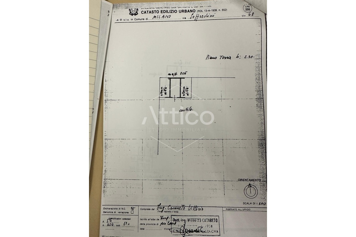 Agenzia Immobiliare Attico Studio Immobiliare Alessio Crisopulli - Planimetria 2