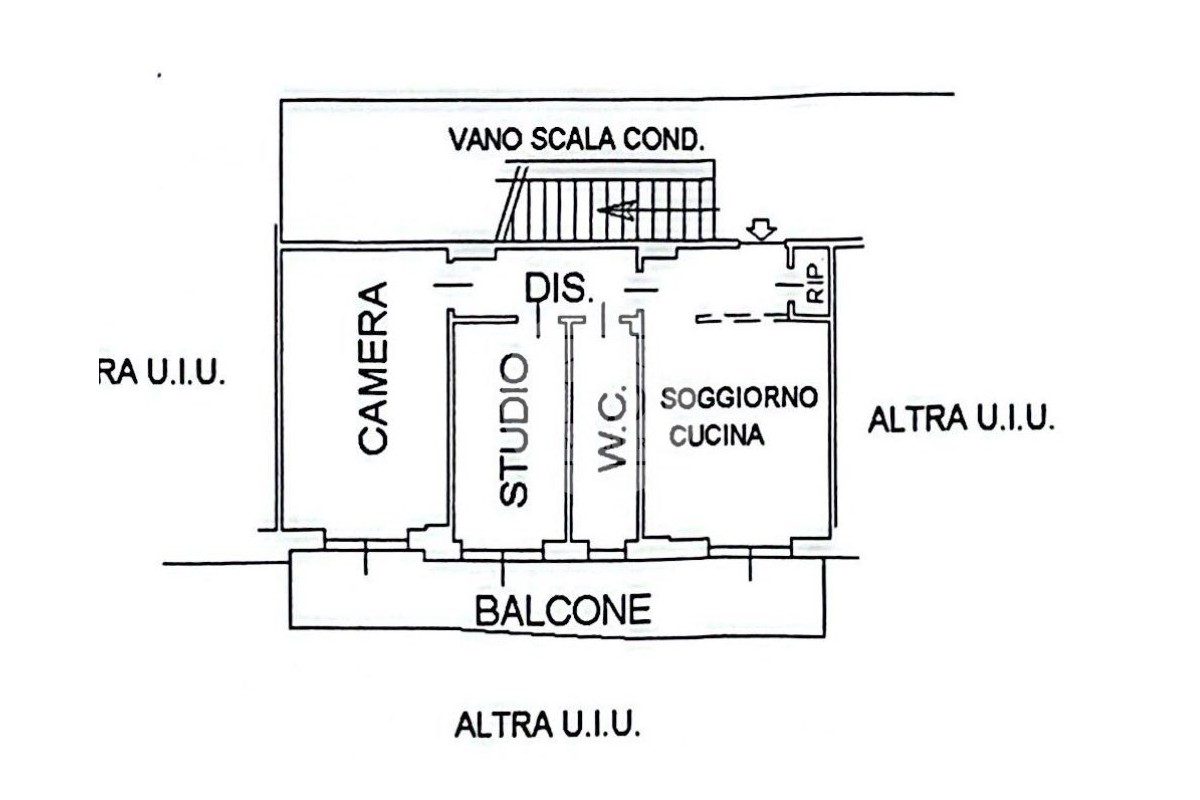 Agenzia Immobiliare FD IMMOBILIARE di De Francisci Fabio - Planimetria 1