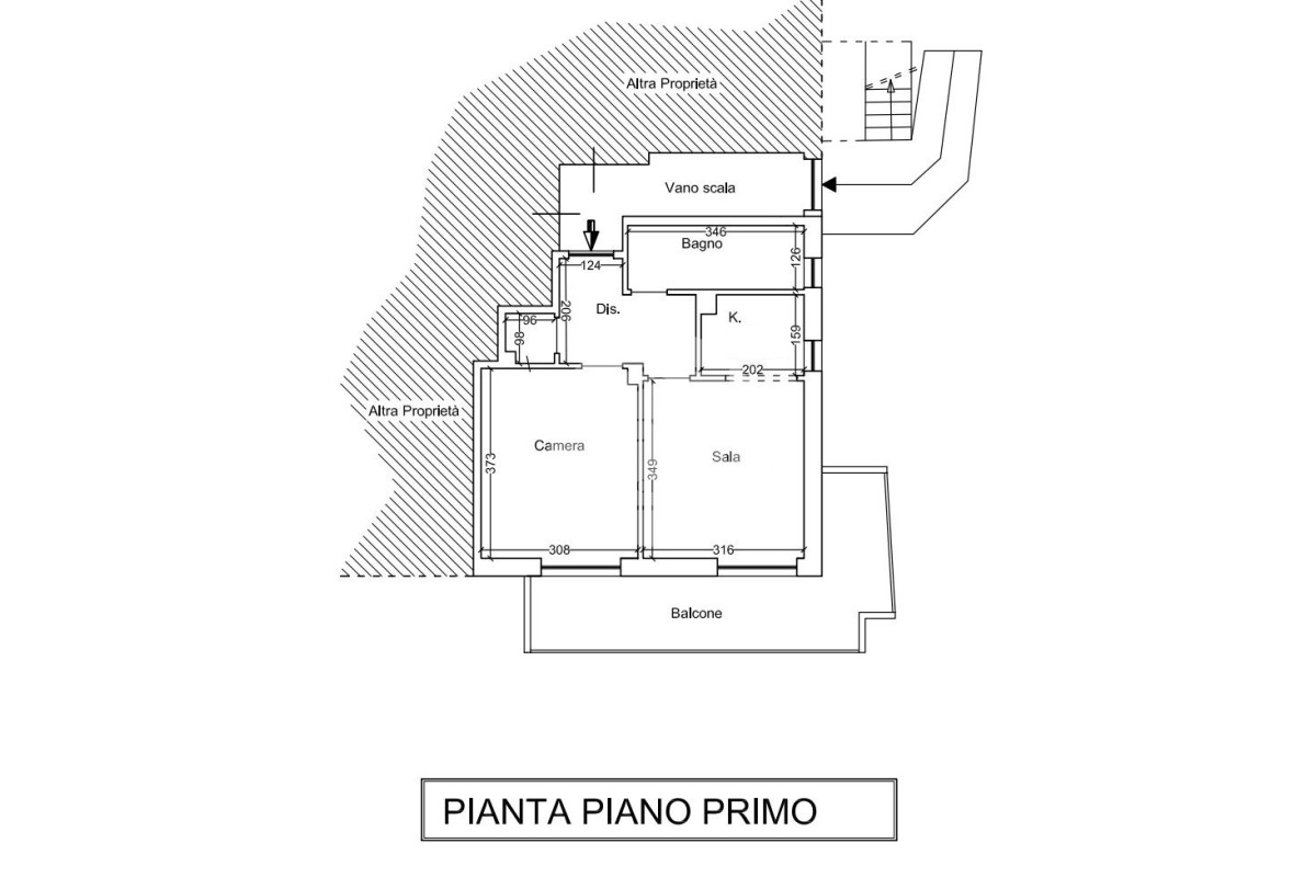 Agenzia Immobiliare FD IMMOBILIARE di De Francisci Fabio - Planimetria 1