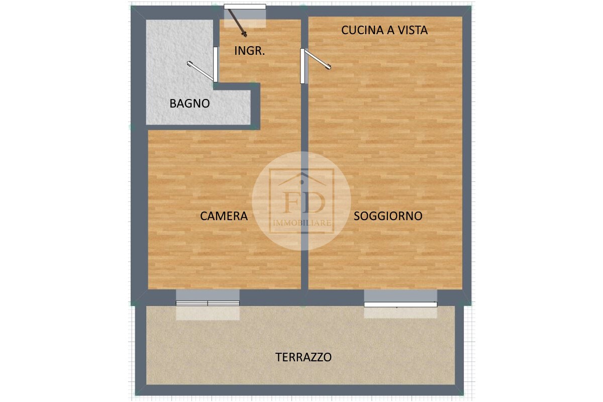 Agenzia Immobiliare FD IMMOBILIARE di De Francisci Fabio - Planimetria 1