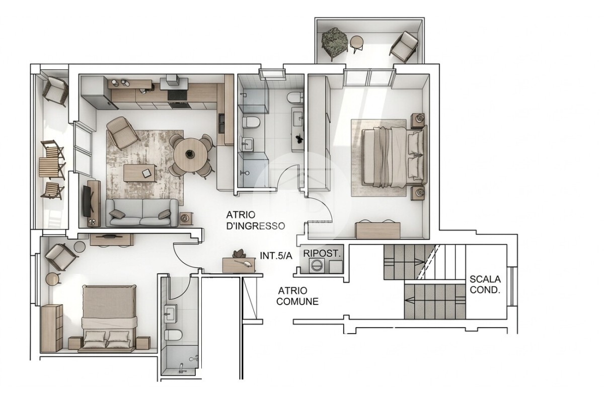 Agenzia Immobiliare FD IMMOBILIARE di De Francisci Fabio - Planimetria 2