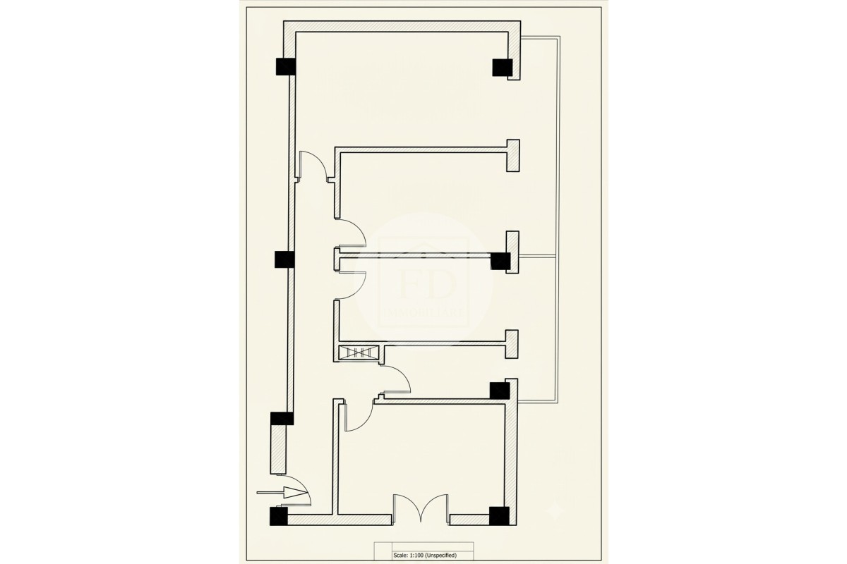 Agenzia Immobiliare FD IMMOBILIARE di De Francisci Fabio - Planimetria 1