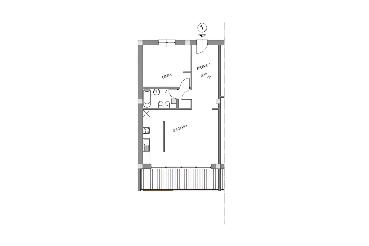 Agenzia Immobiliare Sun di  Amura Antonio & c s.n.c - Planimetria 2