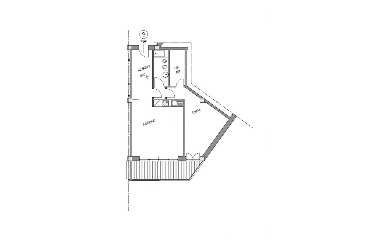 Agenzia Immobiliare Sun di  Amura Antonio & c s.n.c - Planimetria 2